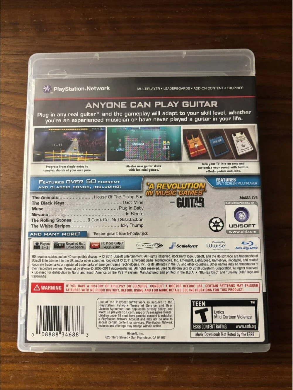Rocksmith (Sony PlayStation 3, 2011)